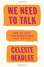 Cover image of We need to talk