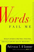 Cover image of Words fail me