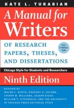 Cover image of A manual for writers of research papers, theses, and dissertations