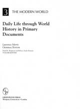Cover image of Daily life through world history in primary documents