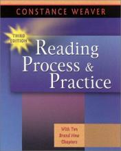 Cover image of Reading process and practice