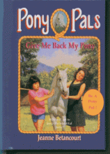 Cover image of Give me back my pony