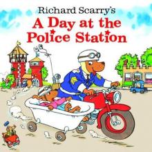 Cover image of Richard Scarry's a day at the police station