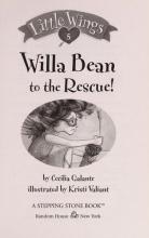 Cover image of Willa Bean to the rescue!