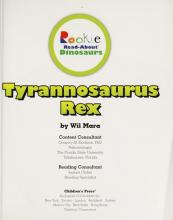 Cover image of Tyrannosaurus rex