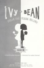 Cover image of Ivy + Bean break the fossil record