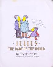 Cover image of Julius, the baby of the world