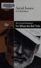 Cover image of War in Ernest Hemingway's For whom the bell tolls