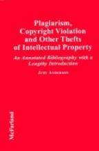 Cover image of Plagiarism, copyright violation, and other thefts of intellectual property