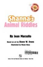 Cover image of Shanna's animal riddles