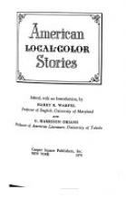 Cover image of American local-color stories