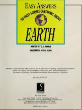 Cover image of Easy answers to first science questions about Earth