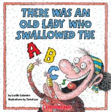 Cover image of There was an old lady who swallowed the ABCs