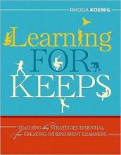 Cover image of Learning for keeps