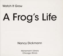Cover image of A Frog's Life
