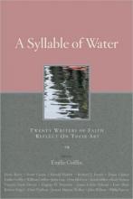 Cover image of A syllable of water