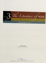 Cover image of The literature of war