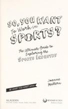 Cover image of So, you want to work in sports?