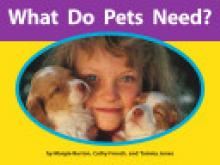 Cover image of What Do Pets Need?