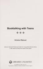 Cover image of Booktalking with teens