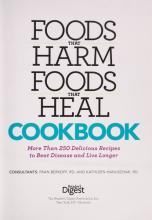 Cover image of Foods that harm, foods that heal cookbook