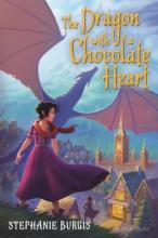 Cover image of The dragon with a chocolate heart