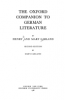 Cover image of The Oxford companion to German literature