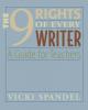 Cover image of The 9 rights of every writer