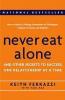 Cover image of Never eat alone