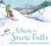 Cover image of When the snow falls