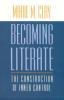 Cover image of Becoming literate