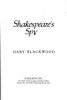 Cover image of Shakespeare's spy