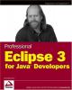 Cover image of Professional Eclipse 3 for Java developers