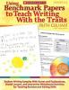 Cover image of Using benchmark papers to teach writing with the traits