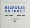 Cover image of Nicholas Cricket