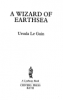 Cover image of A wizard of earthsea