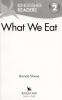 Cover image of What we eat