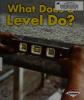 Cover image of What does a level do?