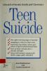 Cover image of Teen suicide