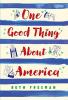 Cover image of One good thing about America