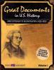 Cover image of Great documents in U.S. history