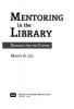Cover image of Mentoring in the library
