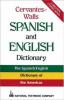 Cover image of Cervantes-Walls Spanish and English dictionary