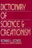 Cover image of Dictionary of science and creationism
