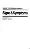 Cover image of Signs & symptoms