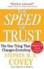Cover image of The speed of trust