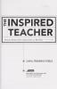 Cover image of The inspired teacher