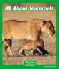 Cover image of All about mammals