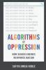 Cover image of Algorithms of oppression