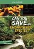 Cover image of Can you save an endangered species?